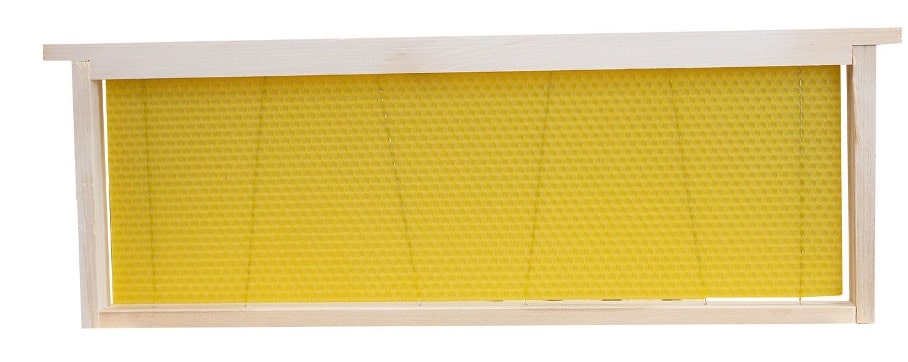 Zargenrahmen mit Wachsblatt